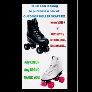 Women’s/Men’s Outdoor Quad Roller Skates